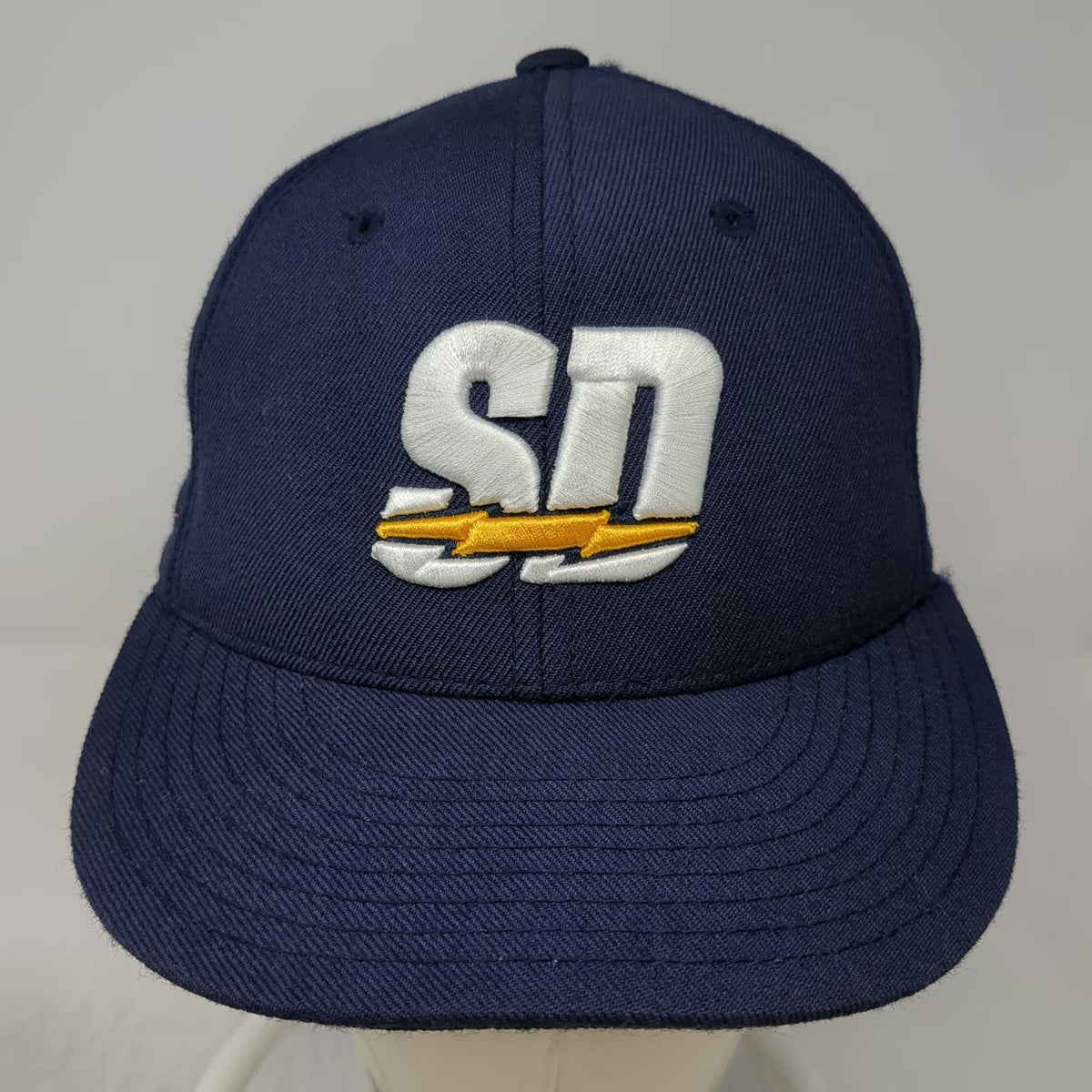 Reebok San Diego Chargers NFL Blue 6 7/8 Wool Fitted Sideline Embroidered Hat
