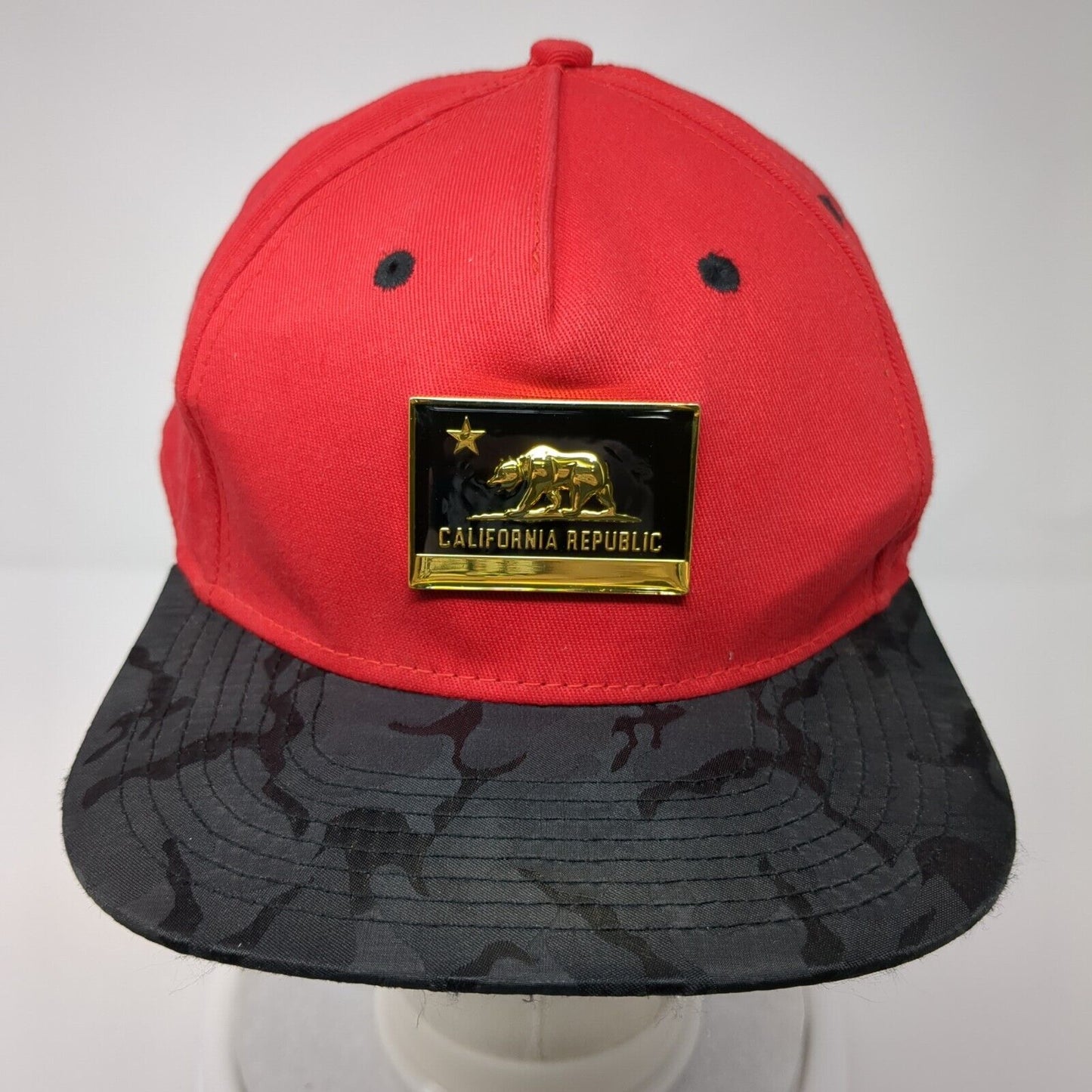 California Republic Snapback Hat Multicolor OS Adjustable 6 Panel Official