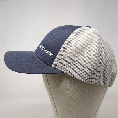 Blindsource Snapback Mesh Back Trucker Hat Blue M/L Richardson 6 Panel