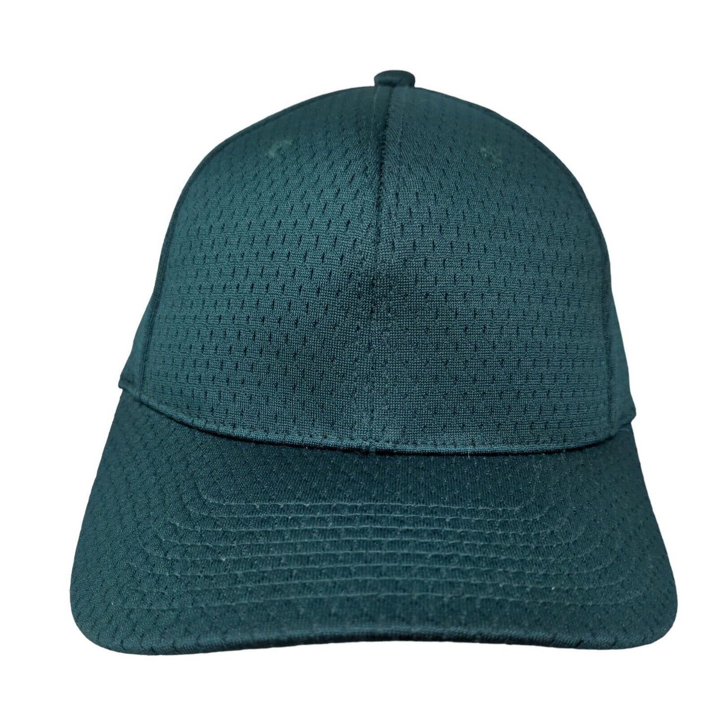 Pacific Pro Series Fitted Hat S-M Green Vented Holes 6 Panel Blank Polyester