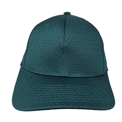 Pacific Pro Series Fitted Hat S-M Green Vented Holes 6 Panel Blank Polyester