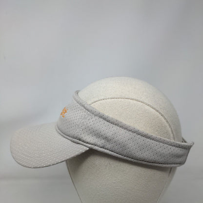 Exact Target Adult Strapback Sun Visor Gray OS Embroidered Augusta Sportswear