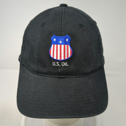 Port Authority Baseball Cap Black L/XL Flexfit US Oil Shield Logo Energy Gas Hat