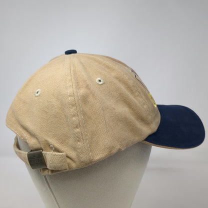 Nissin Cap Baseball Cap Beige Blue OSFM Yawgoog Scout Reservation Rhode Island