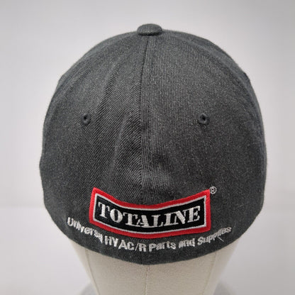 Sigler Idaho Fitted Hat Gray S-M Embroidered Totaline Flexfit Yupoong