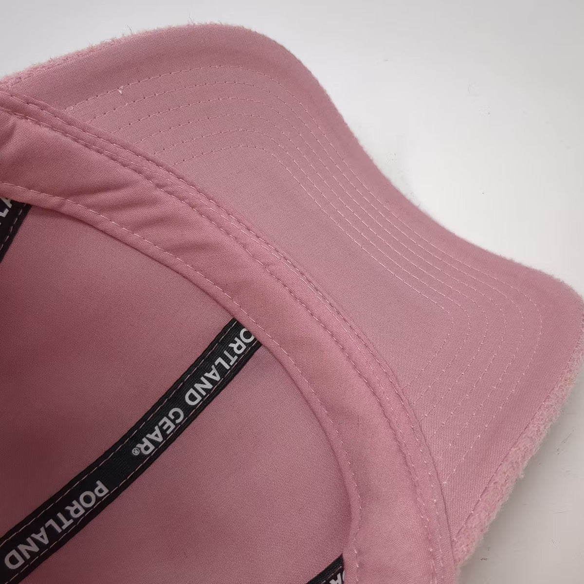 Portland Gear Baseball Cap Pink OS Embroidered P Oregon Logo Leather Strap Hat