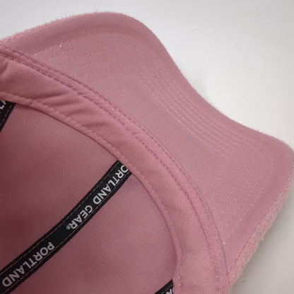 Portland Gear Baseball Cap Pink OS Embroidered P Oregon Logo Leather Strap Hat
