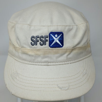 Alternative Army Cap Beige One Size SuccessFactors SFSF Strapback Distressed Hat