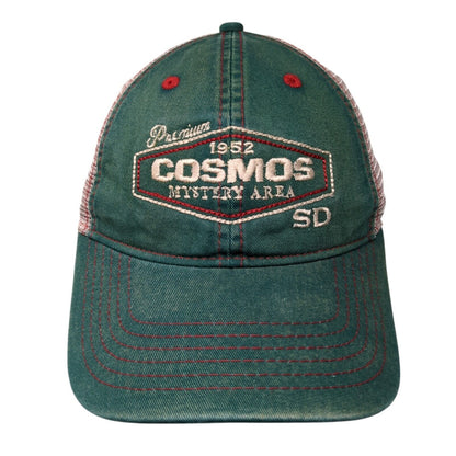 Cosmos Mystery Area 1952 Slideback Trucker Hat Green OSFA Mesh Back