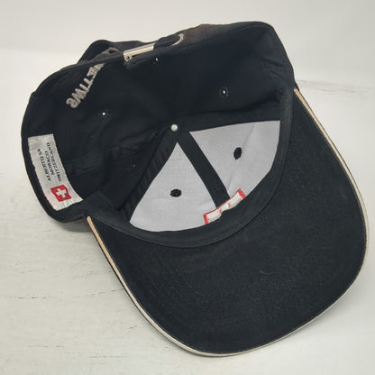 Alberto SA Baseball Cap Black One Size Switzerland Flag Embroidered Shield Hat