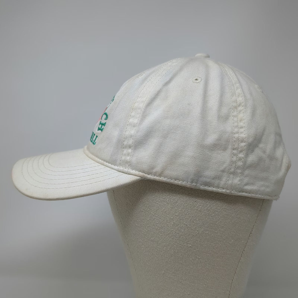 Mighty Fine Baseball Cap White One Size Malibu Beach Pickleball Strapback Hat
