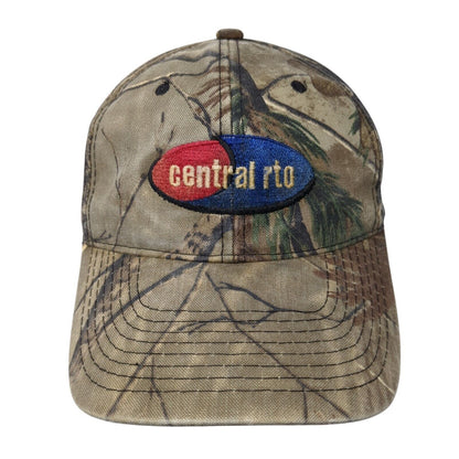 Central rto Strapback Hat Camouflage OS Adjustable Embroidered Port Authority