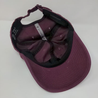 Adidas 3 Stripes Slideback Hat Red One Size Embroidered Aeroready