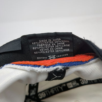 New York Mets MLB New Era Baseball Cap White XL 39THIRTY Blue Orange Logo Hat