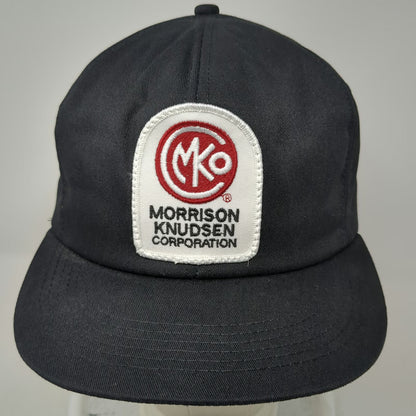 K-Products Snapback Black One Size Hat Morrison Knudsen Corporation MKO Patch