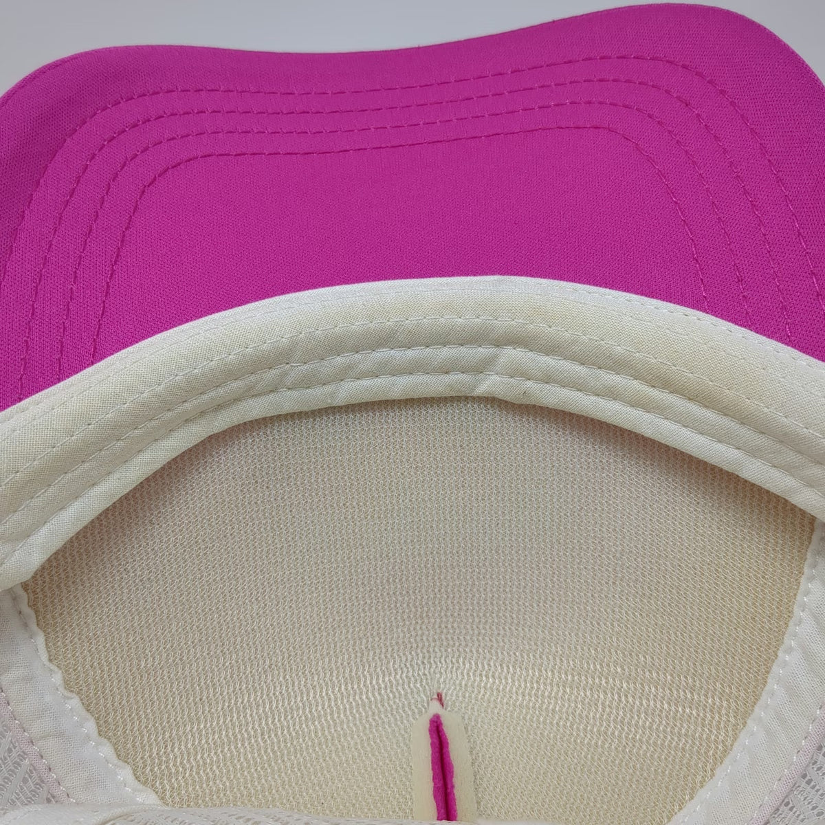 Billabong Trucker Hat Pink White One Size Wave Logo Mesh Back Snapback Surf Cap