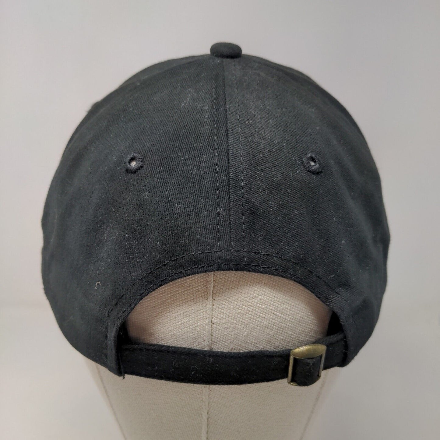 Greatbatch Men's Slideback Hat Black Size OSFA Embroidered Logo 100% Cotton