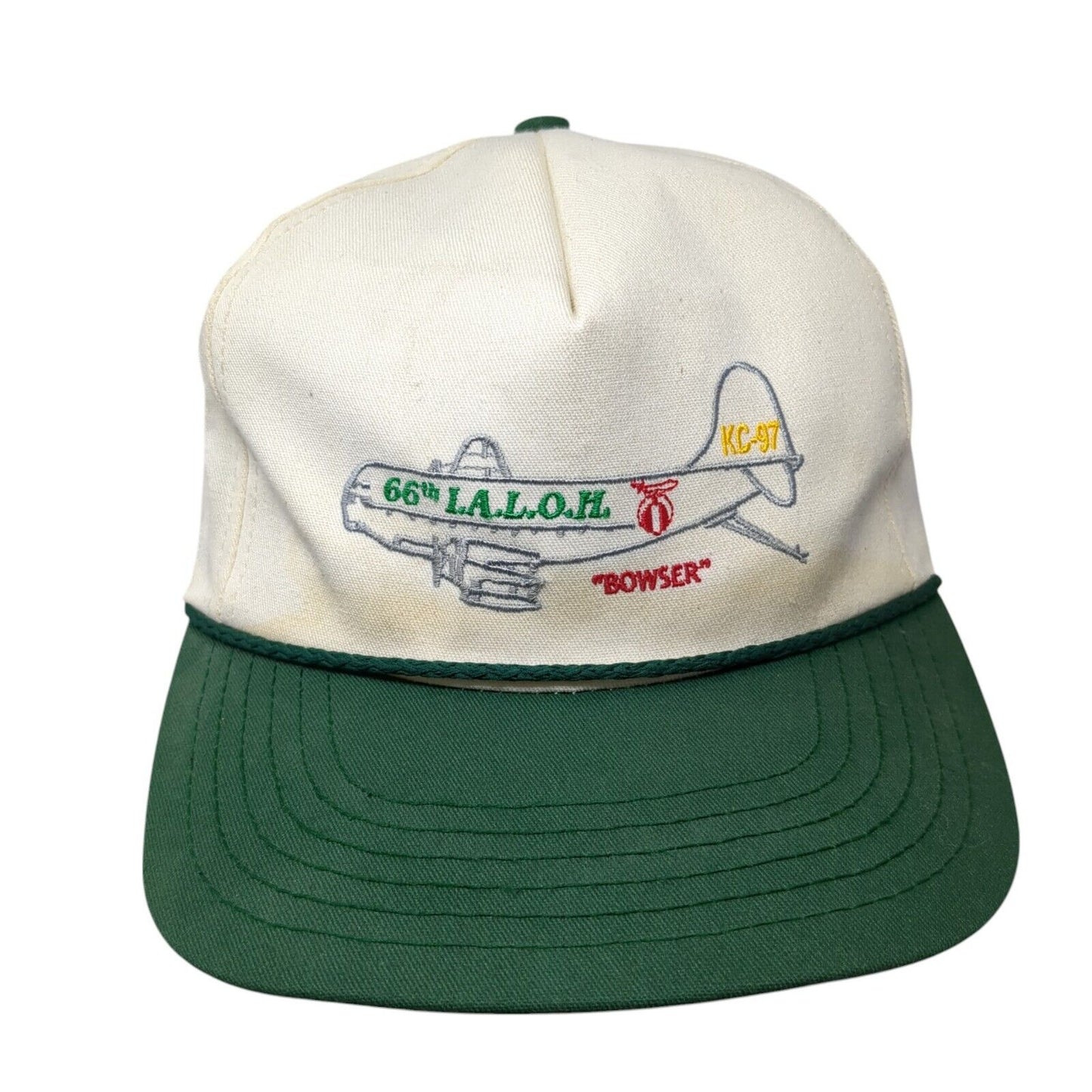66th I.A.L.O.H. KC-97 Bowser Snapback Rope Hat Multi One Size Adjustable