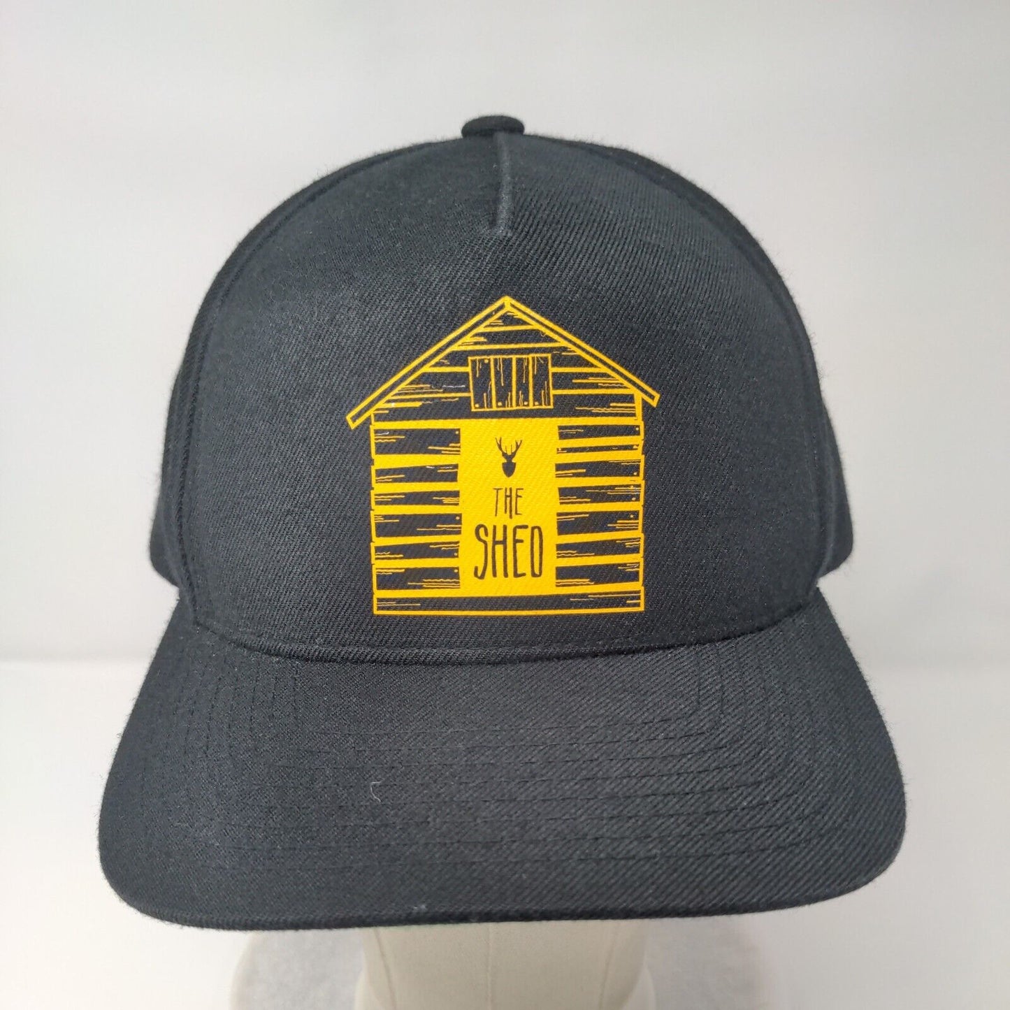 The Shed Snapback Hat Black One Size Adjustable The Classics Yupoong