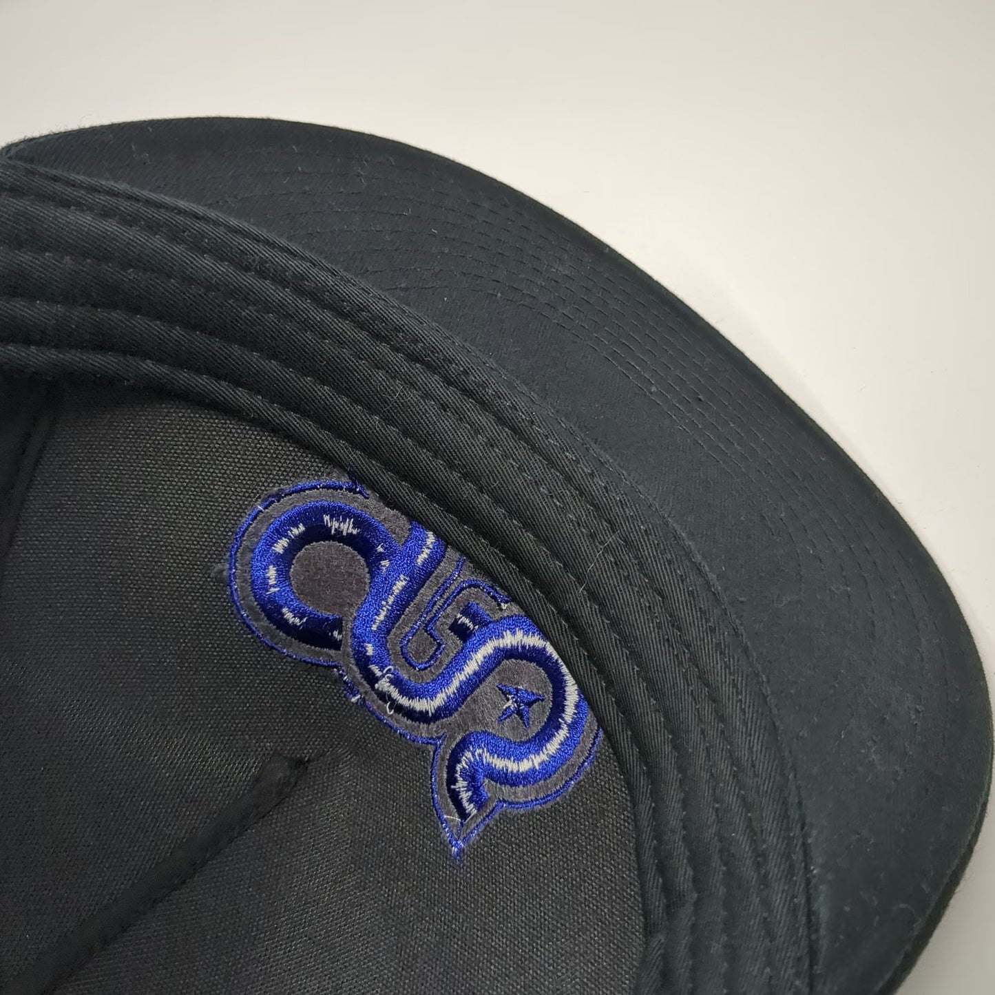 Galpin Auto Sports Trucker Hat Black Blue One Size Mesh Back Snapback GAS Logo