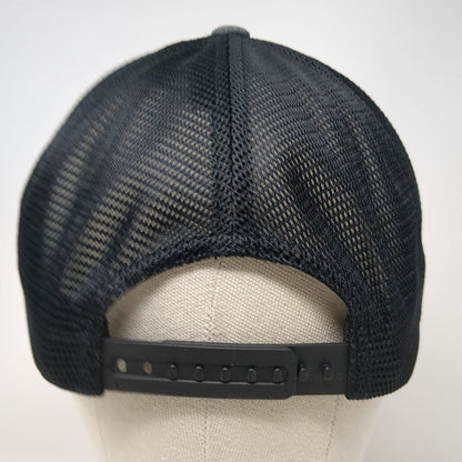 Yupoong Trucker Hat Gray Black Red One Size Mesh Snapback Flexfit 110 Quanta