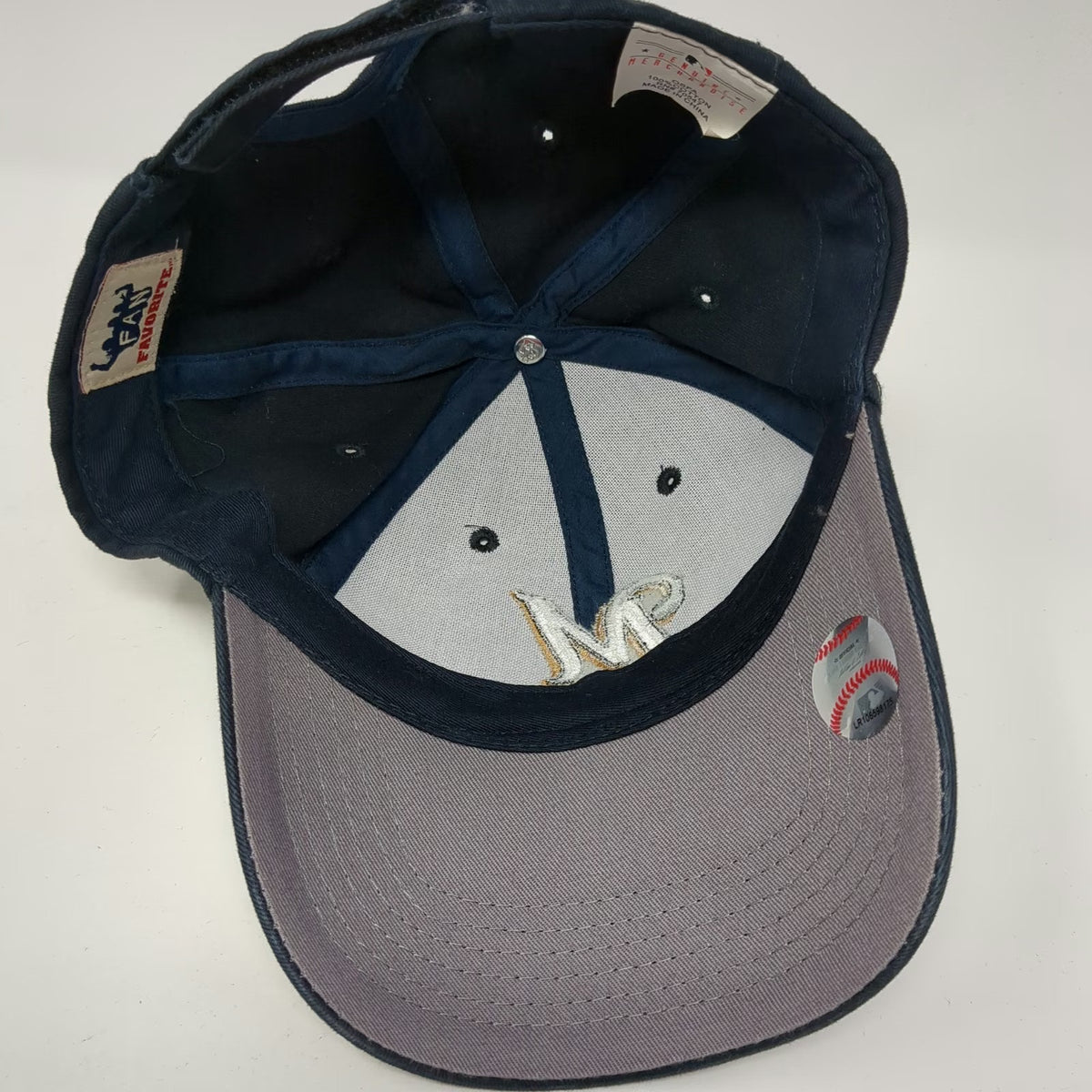 Milwaukee Brewers MLB Fan Favorite Baseball Cap Blue One Size Strapback Cotton
