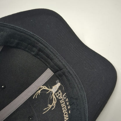 Richardson Trucker Hat Black One Size Mesh Back Snapback Harrison Calls Logo