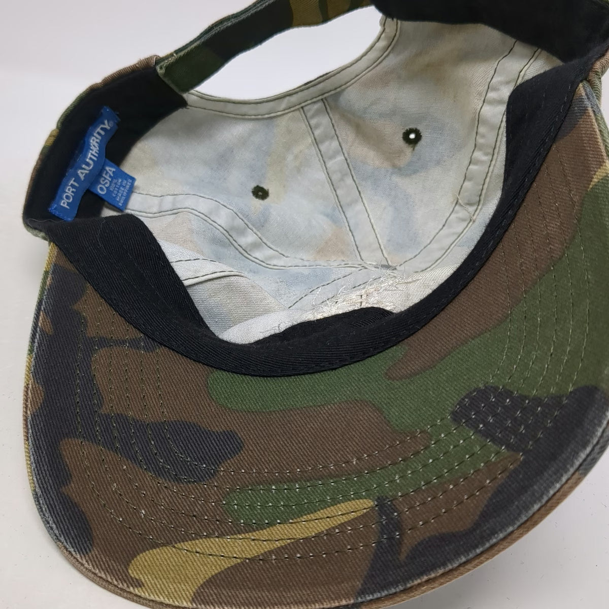 Port Authority Baseball Cap Green Camo One Size Simplot Military Alliance Hat
