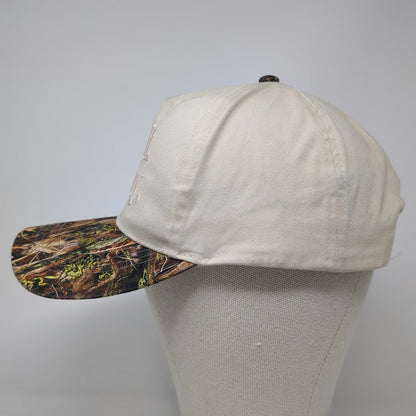 David and Young 5 Panel Beige Camo OSFM Cool It Cowboy Snapback Flat Brim Hat