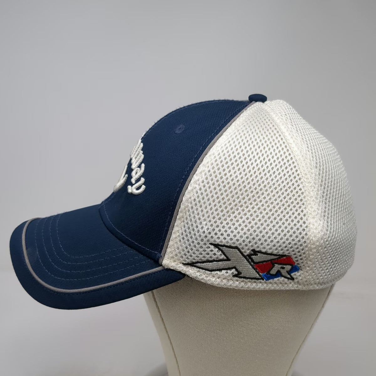 Callaway Baseball Cap Blue M Mesh Tour Authentic Odyssey XR Bomb Golf Hat