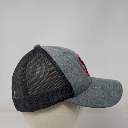Get Your Hooey Snapback Mesh Back Trucker Hat Gray One Size Colorblock