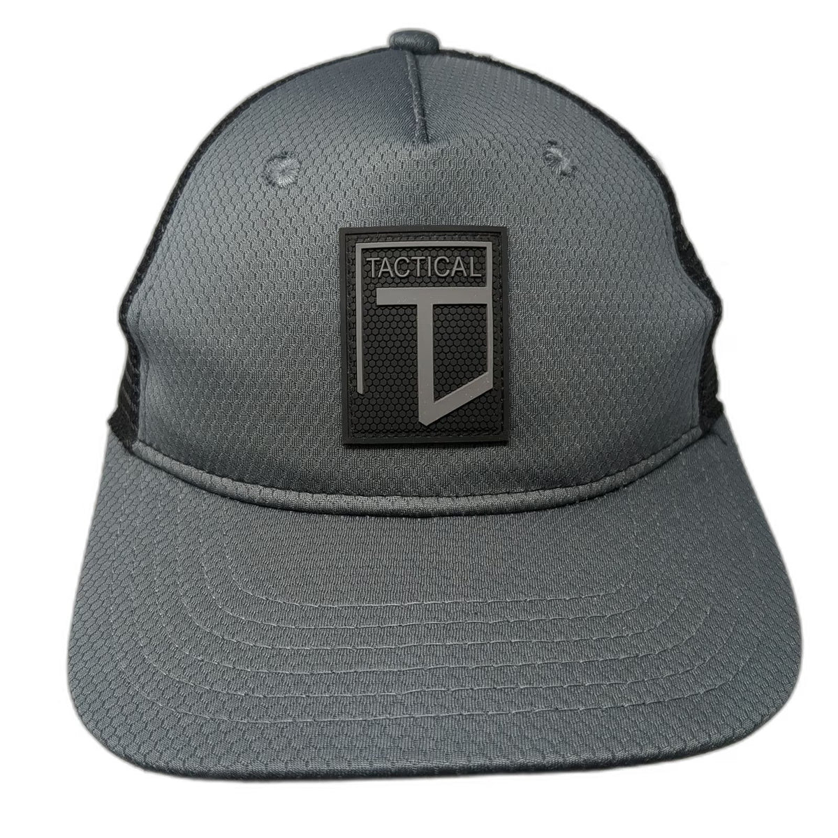 Mossy Oak Trucker Hat Gray One Size Tactical Logo Mesh Back Snapback Youth