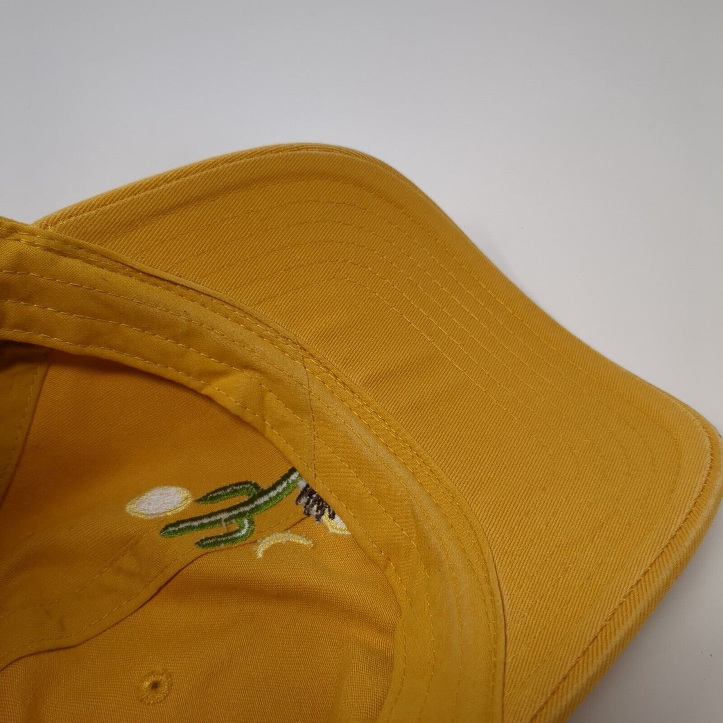 Cactus Moon Desert Slideback Hat Yellow One Size Mighty Fine 6 Panel