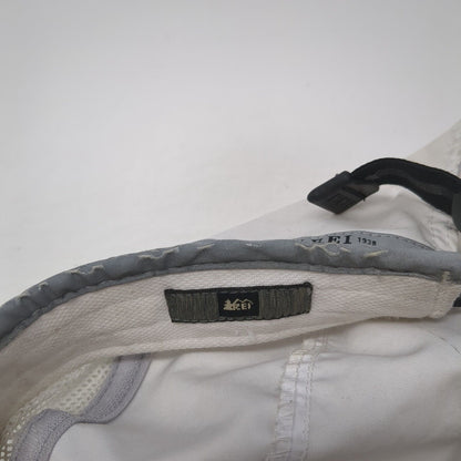 REI Est 1938 5 Panel Cap White One Size Adjustable Breathable Mesh Blank
