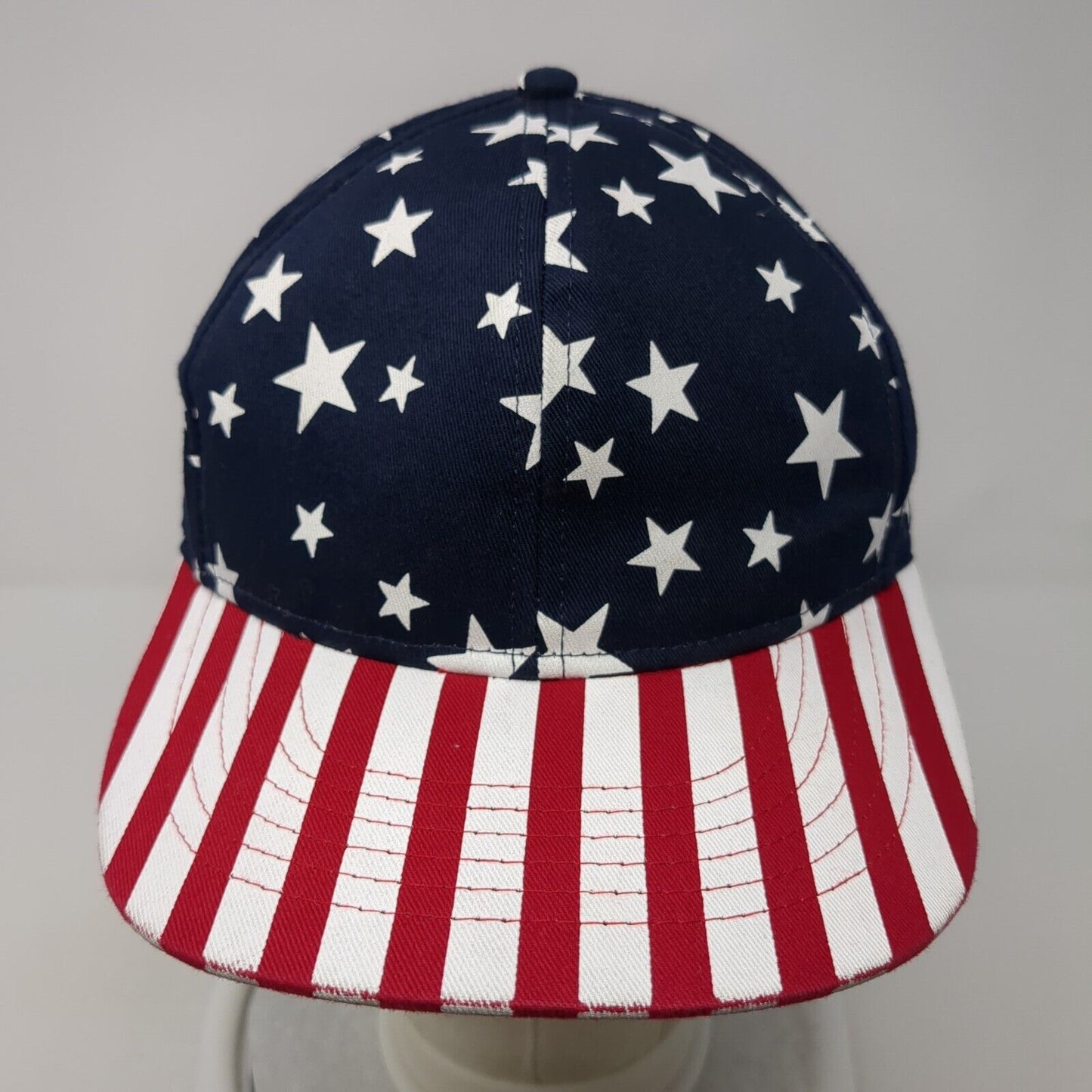 American Flag Snapback Hat Multicolor One Size Adjustable Patriotic
