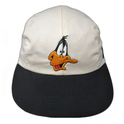 Accessory Network White 5 Panel Cap OS Daffy Looney Tunes Elastic Back Hat