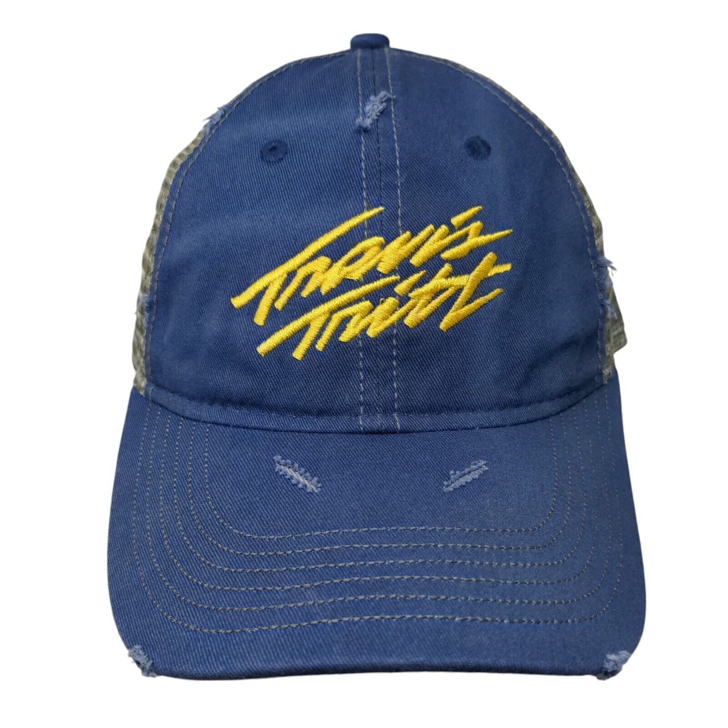 Travis Tritt Slideback Trucker Hat Multicolor OS Adjustable Mesh Back Sportsman