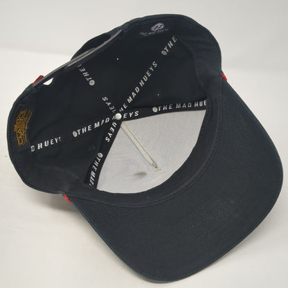 The Captain The Mad Hueys Snapback Hat Black One Size Adjustable Rope Yupoong