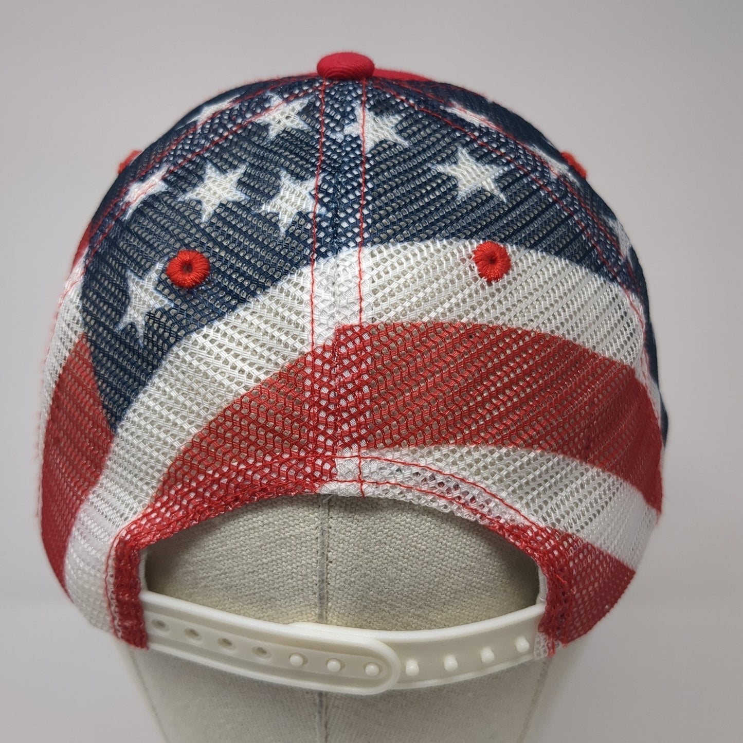 Coca-Cola Snapback Trucker Hat Multicolor OS Adjustable Patriotic Mesh Back