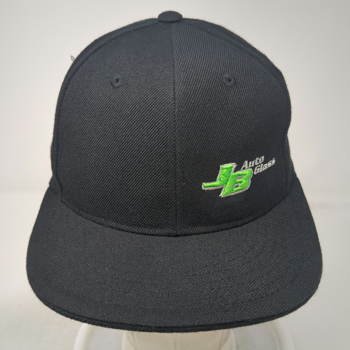 KB Ethos Baseball Cap Black 7 1/8 JB Auto Glass Fitted Embroidered Logo Hat