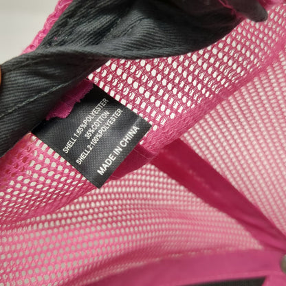 Richardson Trucker Hat Black Pink One Size McIntyre Farms Mesh Back