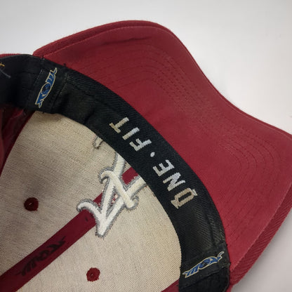 Alabama Crimson Tide NCAA Top of the World Red M Cap One Fit Stretch Logo Hat
