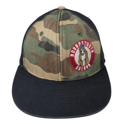 Houndstooth Saloon Snapback Cap Multicolor One Size Adjustable Embroidered Decky