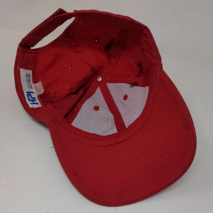 Red Robin Gourmet Burgers And Brews Strapback Hat Red One Size Uniform