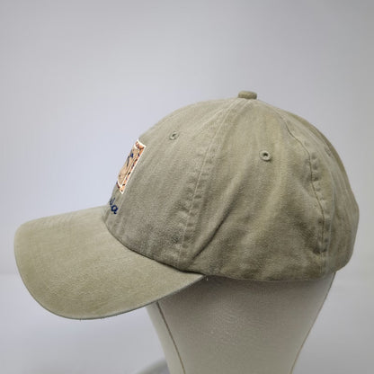 Cameo Aruba Palm Tree Beige Baseball Cap One Size Brushed Cotton Hat Slideback