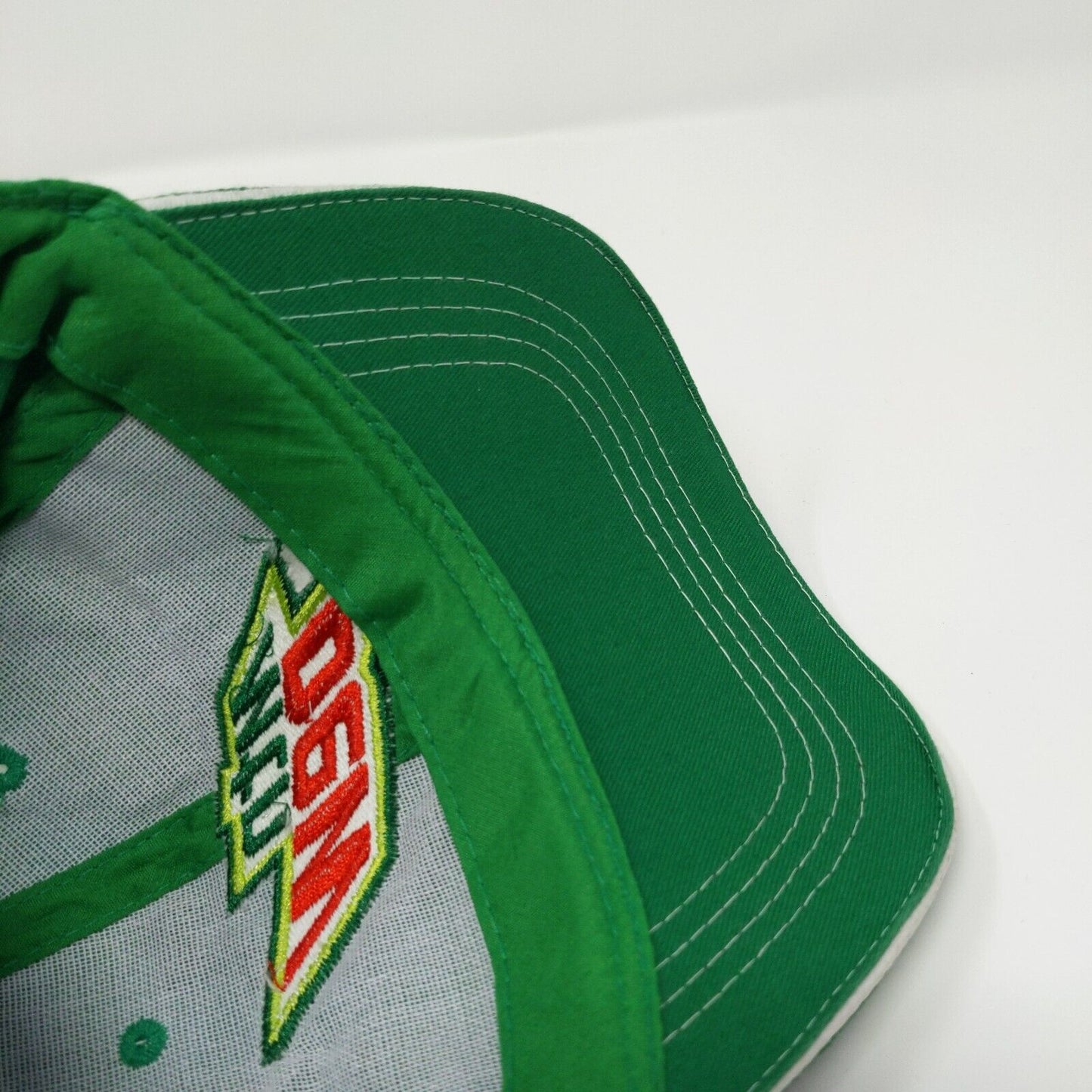 Mountain Dew Adventure's First Stop Maverick Strapback Hat Green OS Embroidered