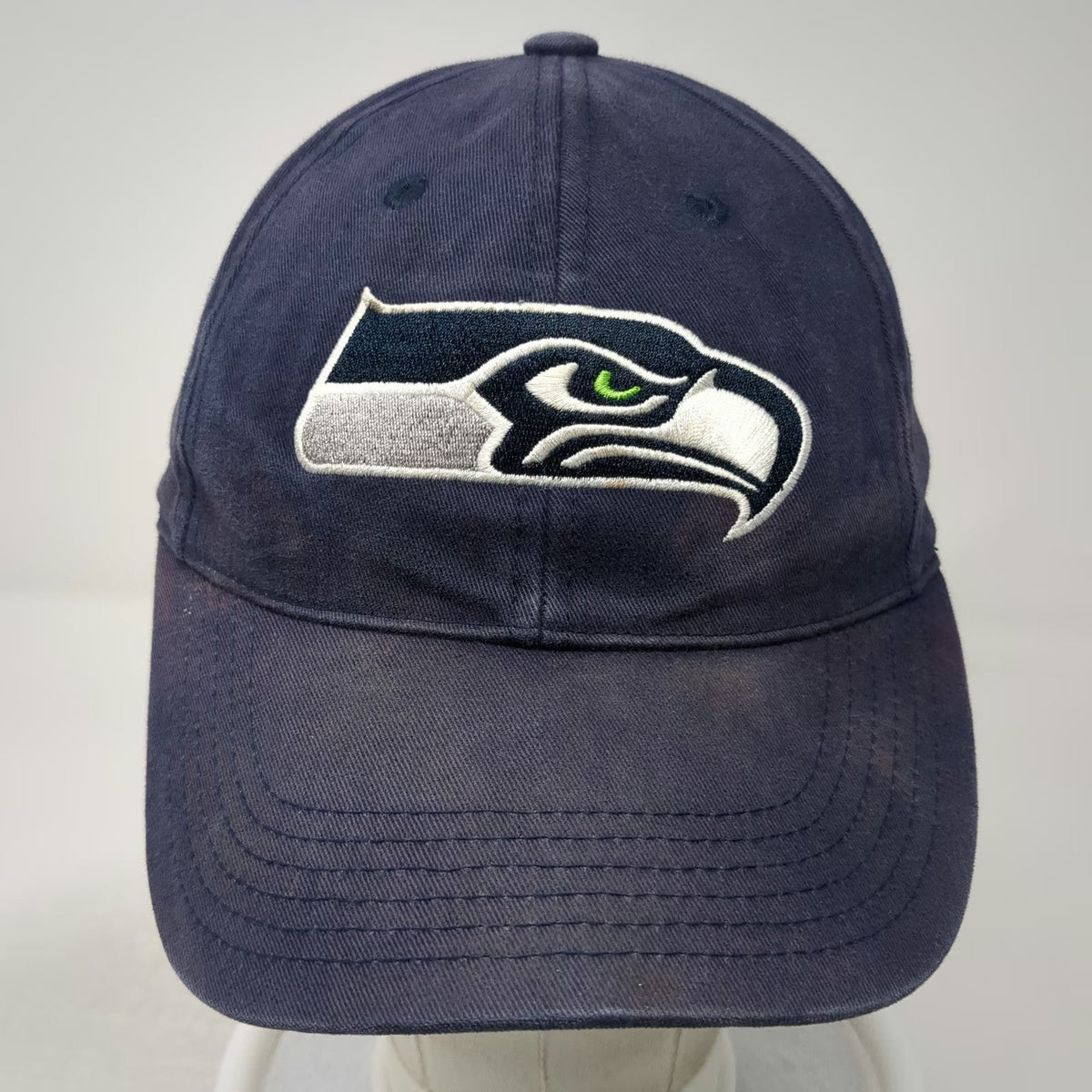 Seattle Seahawks NFL Team Apparel Baseball Cap Blue One Size Embroidered Logo