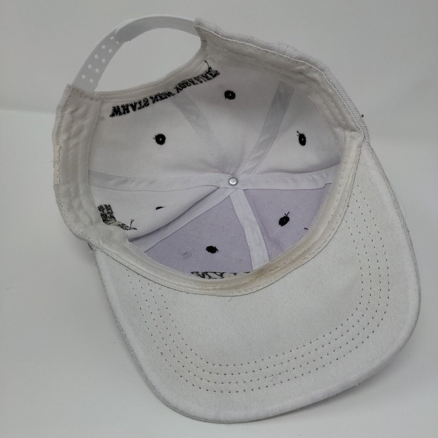 Brooklyn 1947 New York Snapback Hat White OSFA Adjustable Embroidered