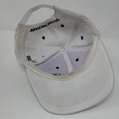 Brooklyn 1947 New York Snapback Hat White OSFA Adjustable Embroidered