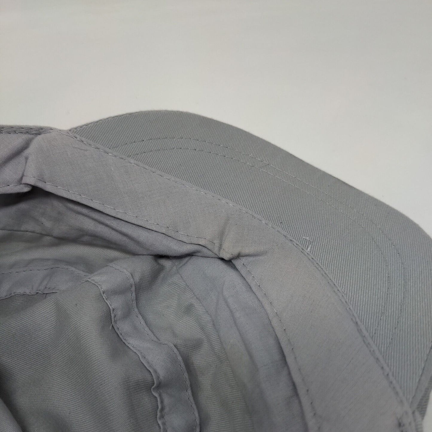 Unbranded Fitted Cadet Army Cap Hat Gray One Size Solid Bow Butterfly
